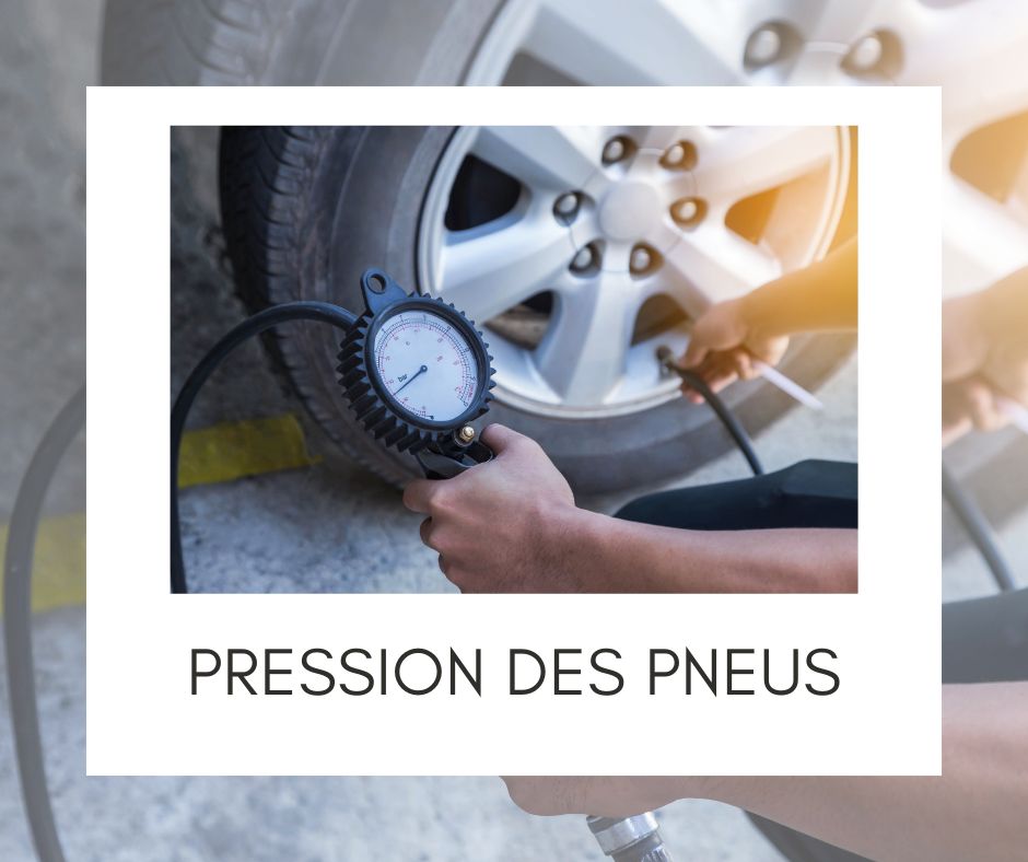 pression des pneus